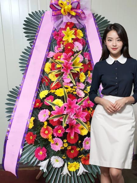 디에스컨벤션 3단화환 기본형